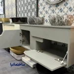 کابین روشویی بنیسو مدل اسپرینگ سایز ۷۰×۴۵
