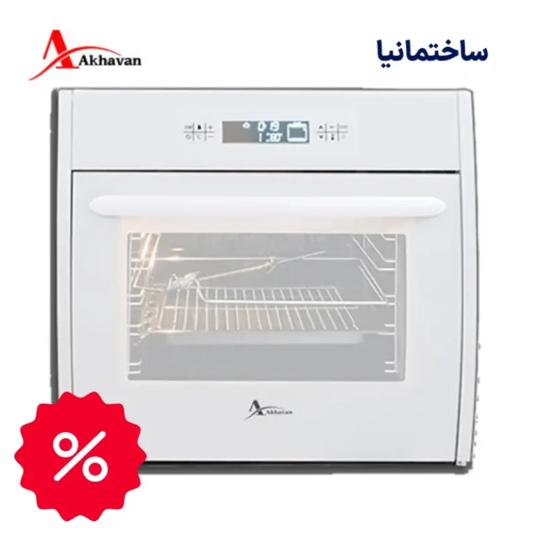 فر توکار اخوان مدل F32 با طراحی سفید و صفحه لمسی