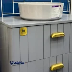کابین روشویی مدل Oslu طوسی با کاسه گاتریا
