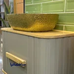 کابین روشویی لاوین ۷۰×۴۰ طوسی مات