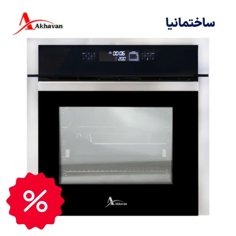 فر برقی اخوان مدل F42 Pro با پنل لمسی، meat probe و درب چهارجداره