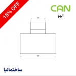 طراحی توکار با بدنه استیل – مناسب کابینت‌های جمع‌وجور