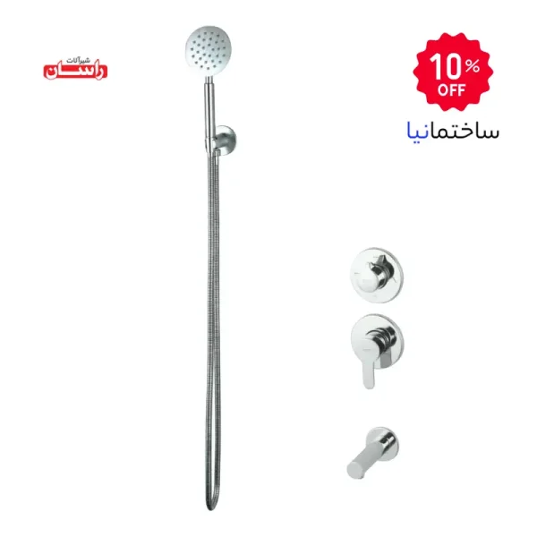 شیر توکار راسان مدل ویوات تنسو کلاس 4 با آبکاری متنوع