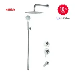 شیر توکار راسان مدل ویوات - تنسو در رنگ طلایی و استیل
