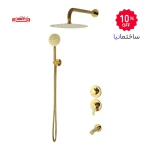 شیر توکار راسان مدل ویوات - تنسو در رنگ طلایی و استیل