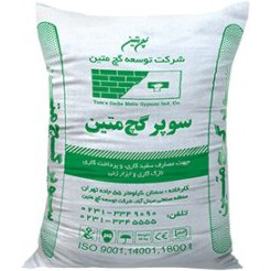 گچ سوپر متین مدل سمان ۲۵ کیلویی مناسب سفیدکاری و پرداخت نهایی حرفه‌ای