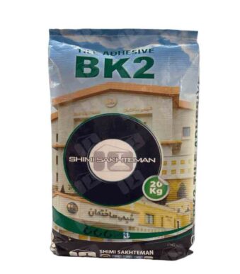 چسب پودری BK2 شیمی ساختمان مناسب نصب کاشی پرسلان سنگین با چسبندگی بالا