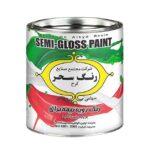 رنگ روغنی سفید نیم مات سحر گالن 4 کیلویی قابل شستشو