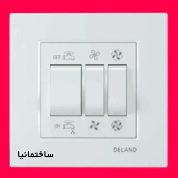 کلید کولر دلند مدل آسا سفید