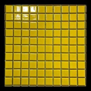 خرید و قیمت سرامیک استخری 4 گوش 2.5×2.5 زرد Ylw2 سرامیک البرز اصلی درجه 1
