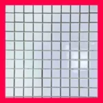 کاشی استخری سفید گلدیس Wht1 2.5×2.5 پرسلانی براق خرید مستقیم از نمایندگی