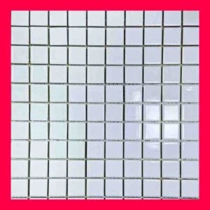 کاشی استخری سفید گلدیس Wht1 2.5×2.5 پرسلانی براق خرید مستقیم از نمایندگی