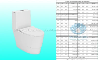 آخرین لیست قیمت توالت فرنگی مروارید و نقد و بررسی چینی بهداشتی مروارید در ساختمانیا