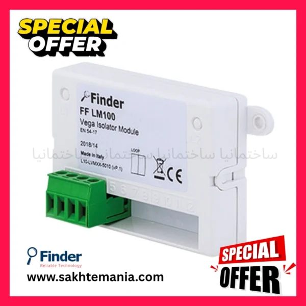 ماژول ایزولاتور آدرس‌پذیر فایندر مدل FF LM100 اصلی