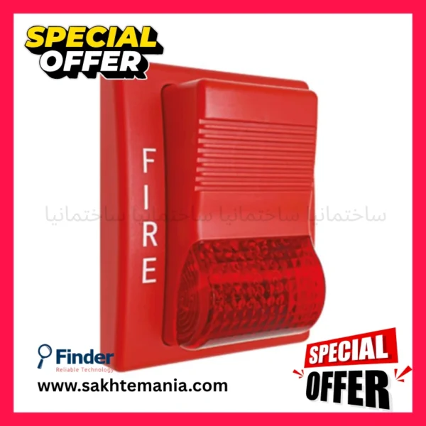آژیر فلاشر آدرس‌پذیر فایندر مدل FF LSB550 اصلی