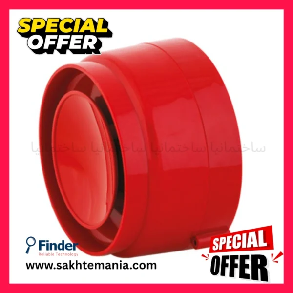 آژیر الکترونیکی اعلام حریق فایندر مدل FF ES103 اصلی